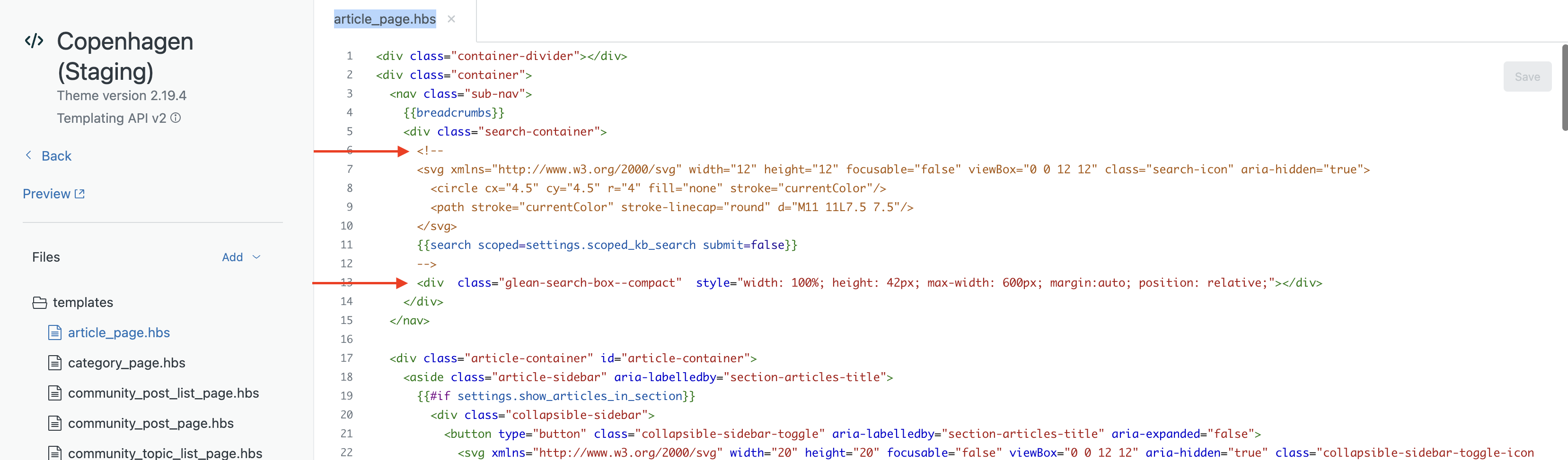 Search Box Compact